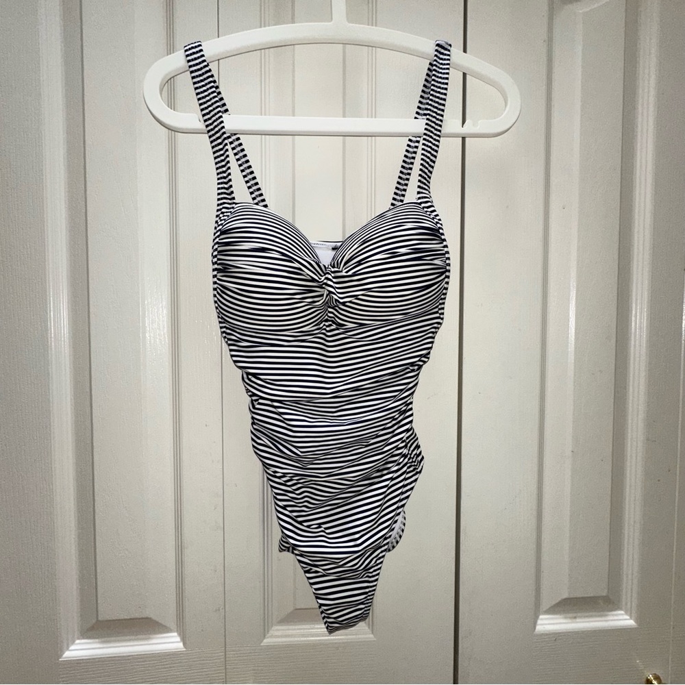 Nip Tuck Sorrento Stripe Joanne One Piece Swimsuit / multi cup - Picture 5 of 13